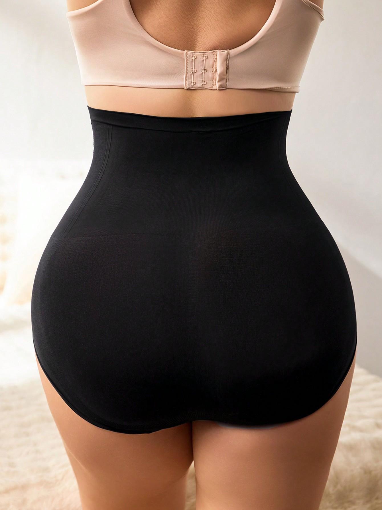 SHEIN CZARNE FIGI MODELUJĄCE WYSOKI STAN S06__50
