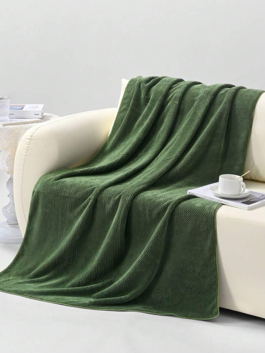 SHEIN ZIELONY RĘCZNIK ŁAZIENKOWY S07__70X150CM