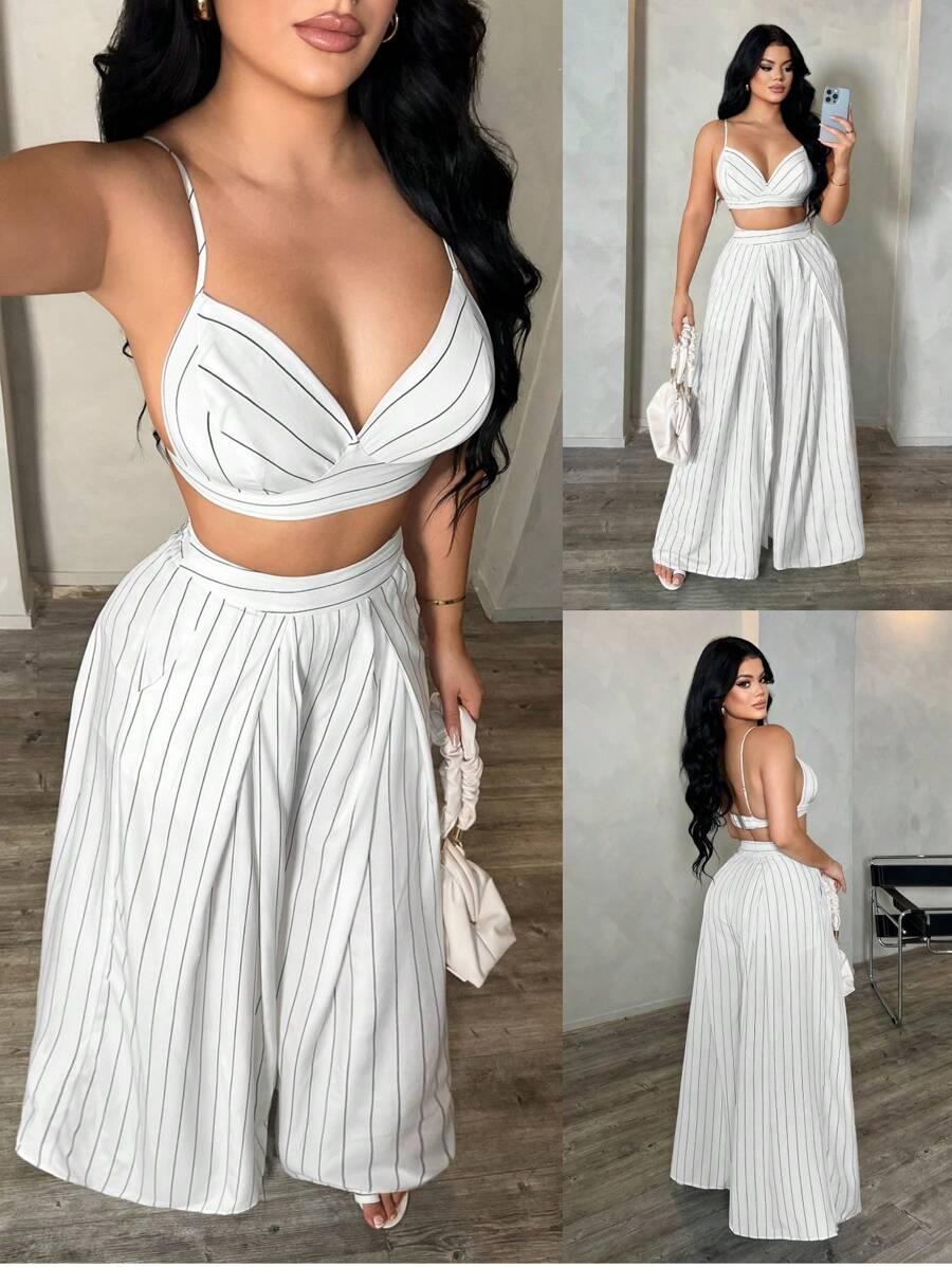SHEIN TOP SPODNIE KOMPLET S06__S