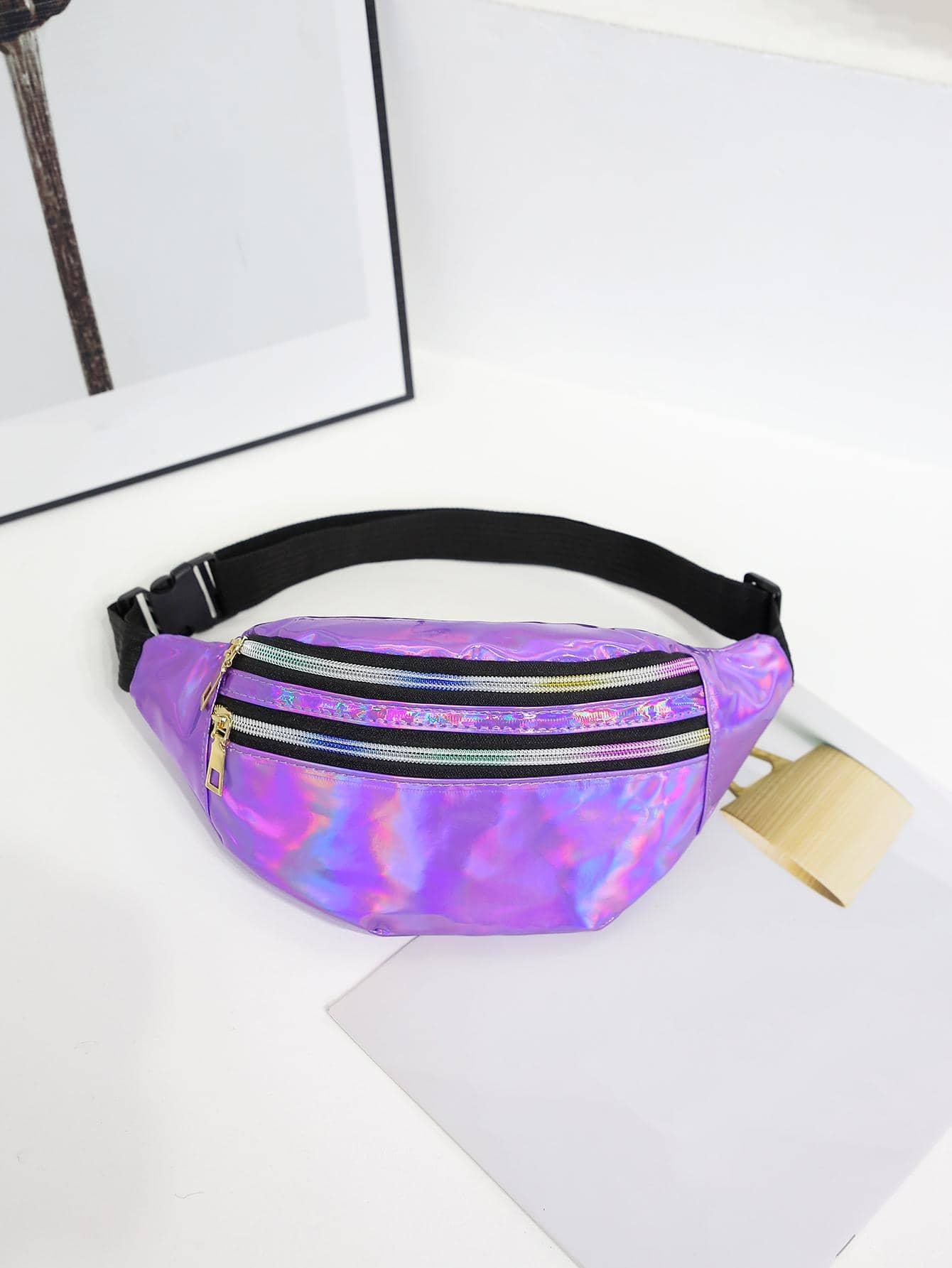 SHEIN FIOLETOWA NERKA ZAMEK S07__31X14