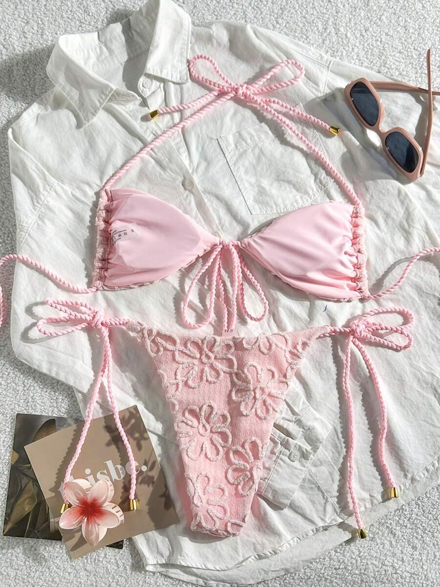 SWIM MOD RÓŻOWY DWUCZĘŚCIOWY STRÓJ KĄPIELOWY S09__M
