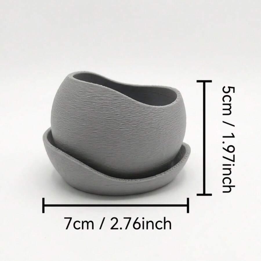 SHEIN BIAŁA MINI DONICZKA S07__5X7CM