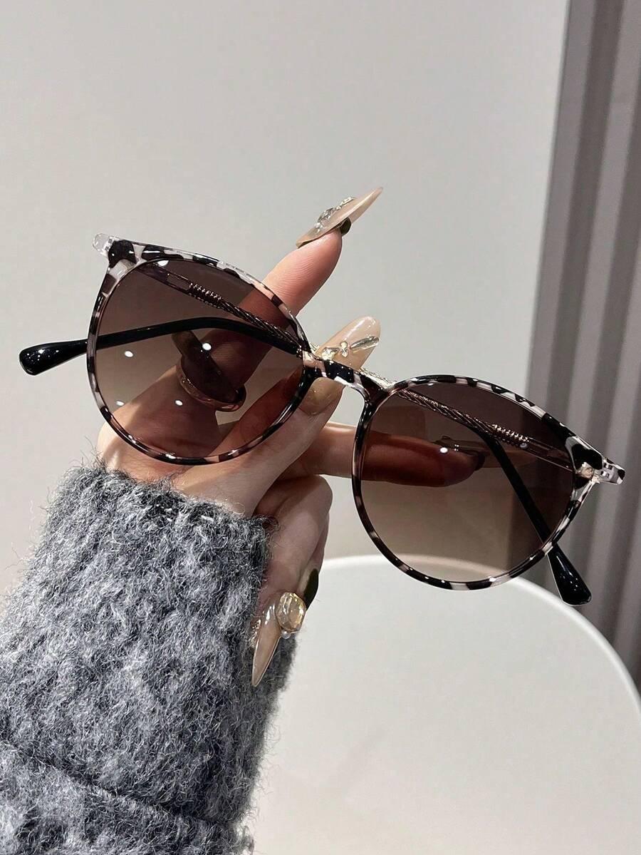 SHEIN OKULARY PRZECIWSŁONECZNE ANIMAL PRINT S07