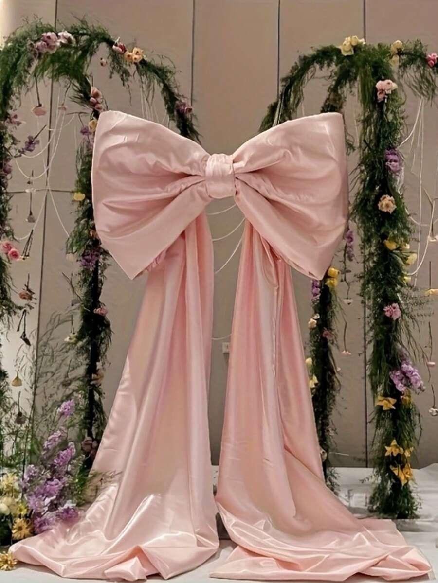SHEIN RÓŻOWA KOKARDA DEKORACJA S07__33X49