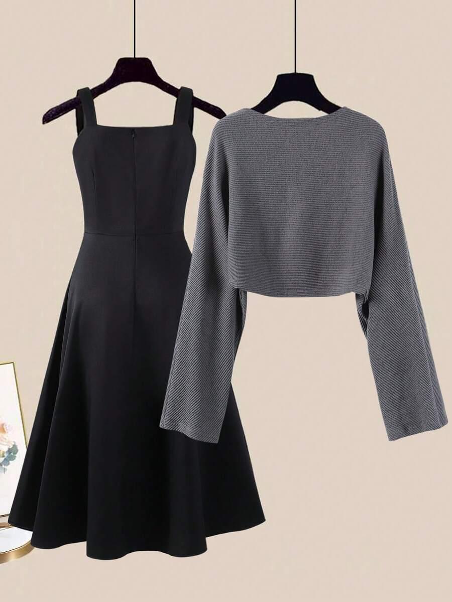 SHEIN SUKIENKA BLUZKA KOMPLET S06__S