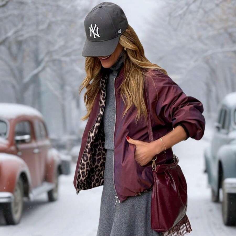 SHEIN DWUSTRONNA KURTKA ZAMEK W01__L