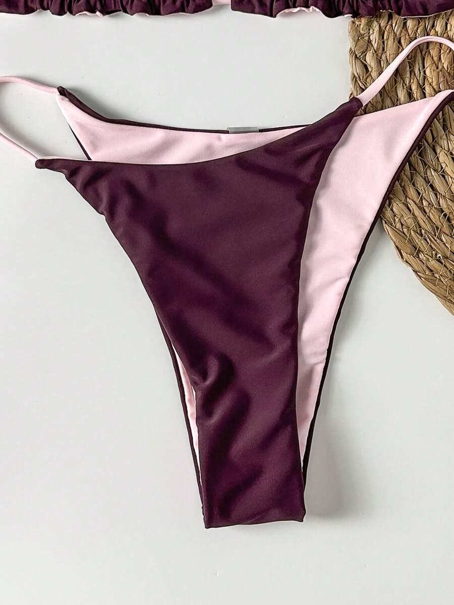 SHEIN DWUCZĘŚCIOWY STRÓJ KĄPIELOWY S09__M
