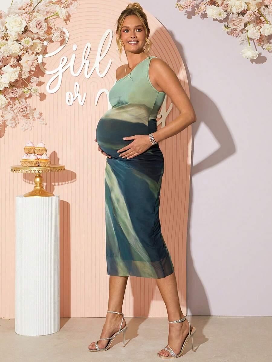 SHEIN MIDI SUKIENKA CIĄŻOWA S06__S