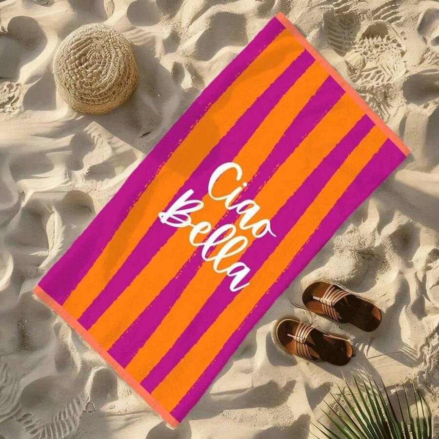 SHEIN RĘCZNIK PLAŻOWY WZÓR S07__80X160