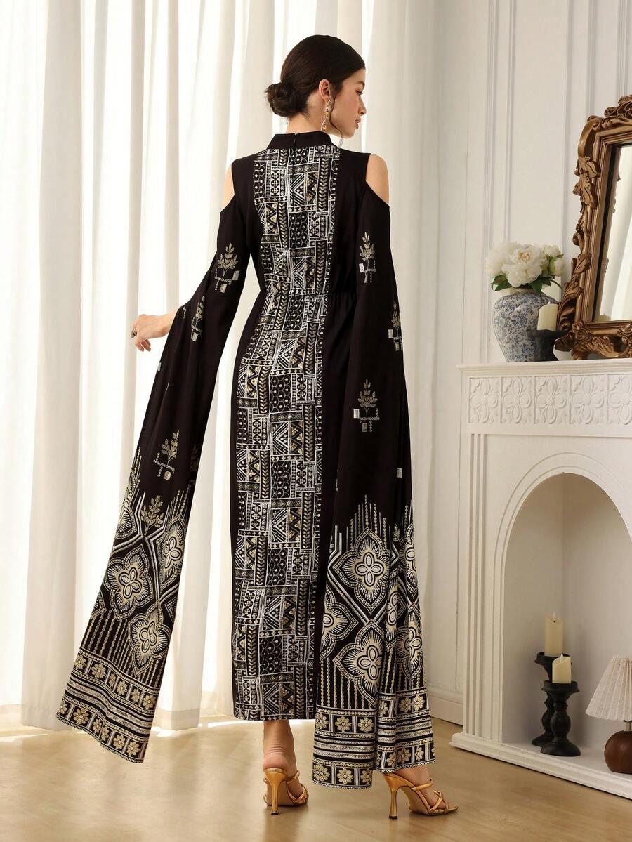 AL NAJMA MAXI SUKIENKA PRINT S06__M