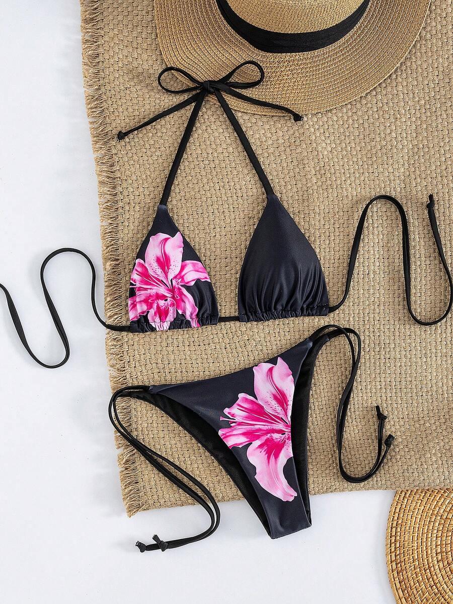 SHEIN DWUCZĘŚCIOWY STRÓJ KĄPIELOWY S09__XXS