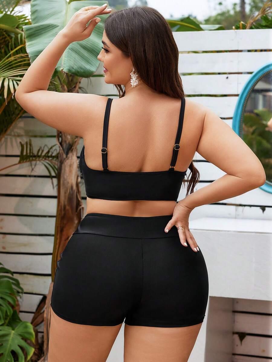 SHEIN DWUCZĘŚCIOWY STRÓJ KĄPIELOWY S09__46