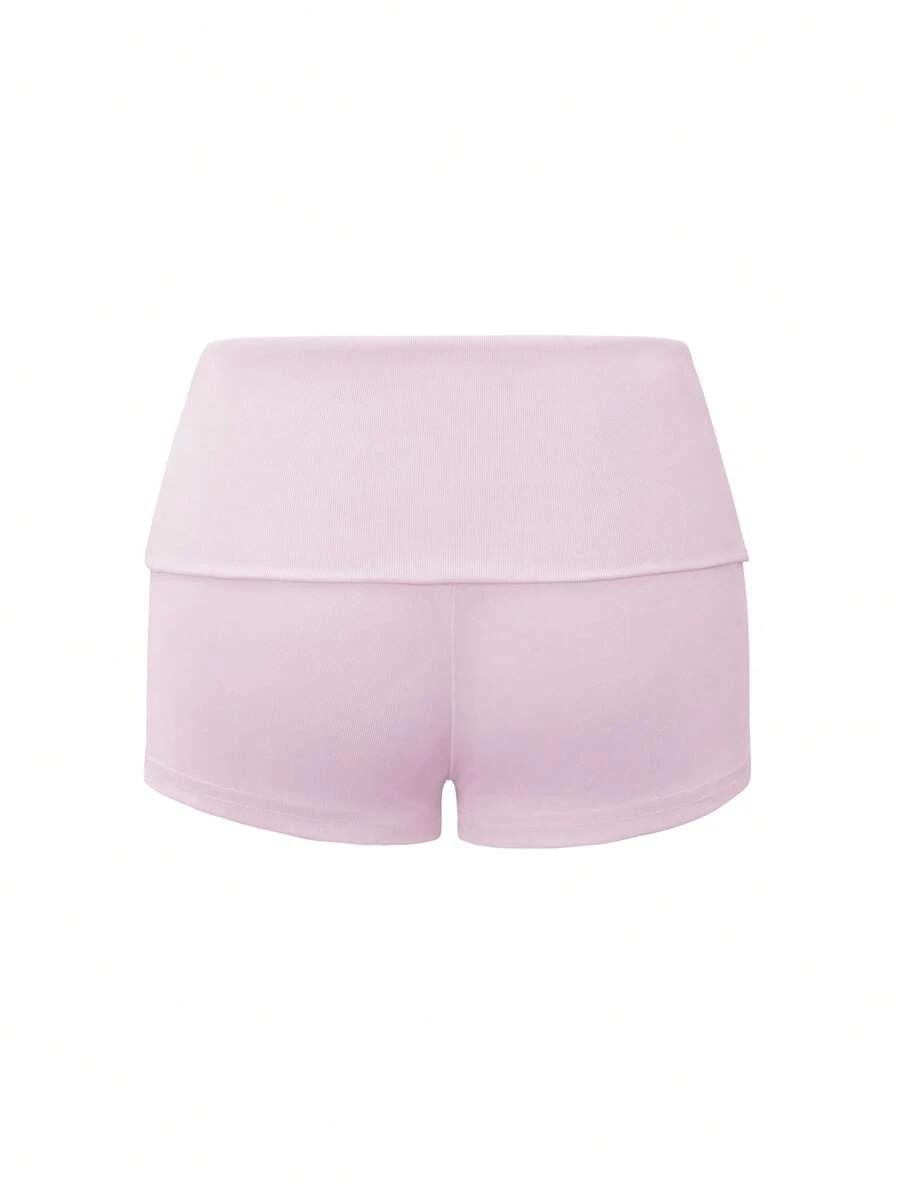 SHEIN RÓŻOWE SPODENKI NISKI STAN S06__M
