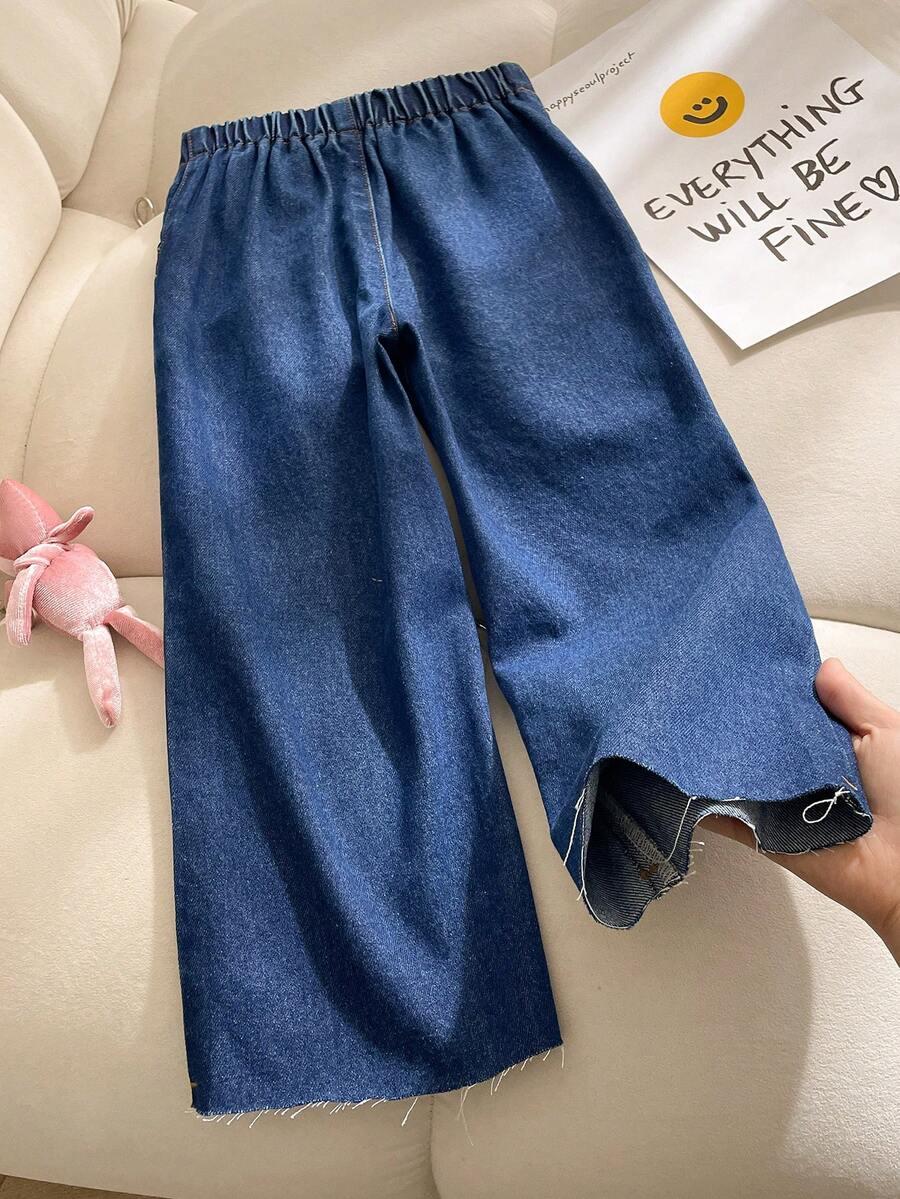 SHEIN NIEBIESKIE SPODNIE JEANS