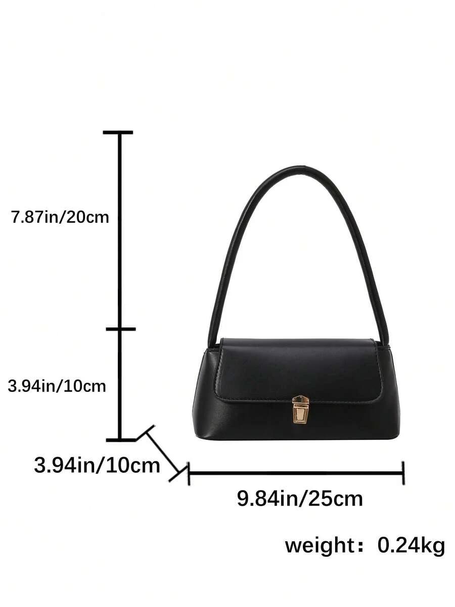 SHEIN CZARNA TOREBKA IMITACJA SKÓRY S07__10X25