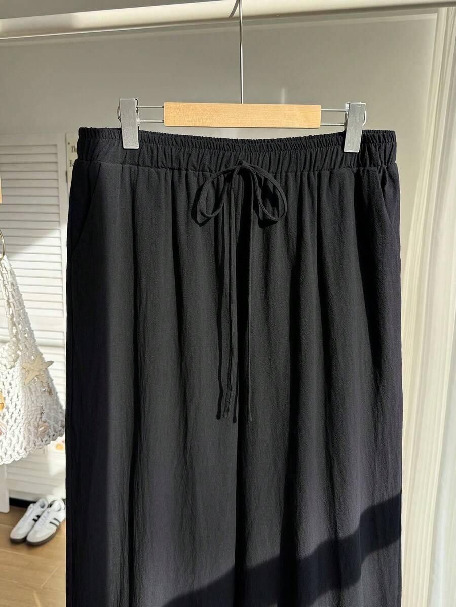 COMFORTCANA CZARNE SPODNIE CASUAL S06__46