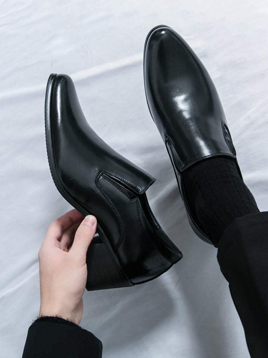 SHEIN CZARNE PÓŁBUTY WSUWANE S06__41