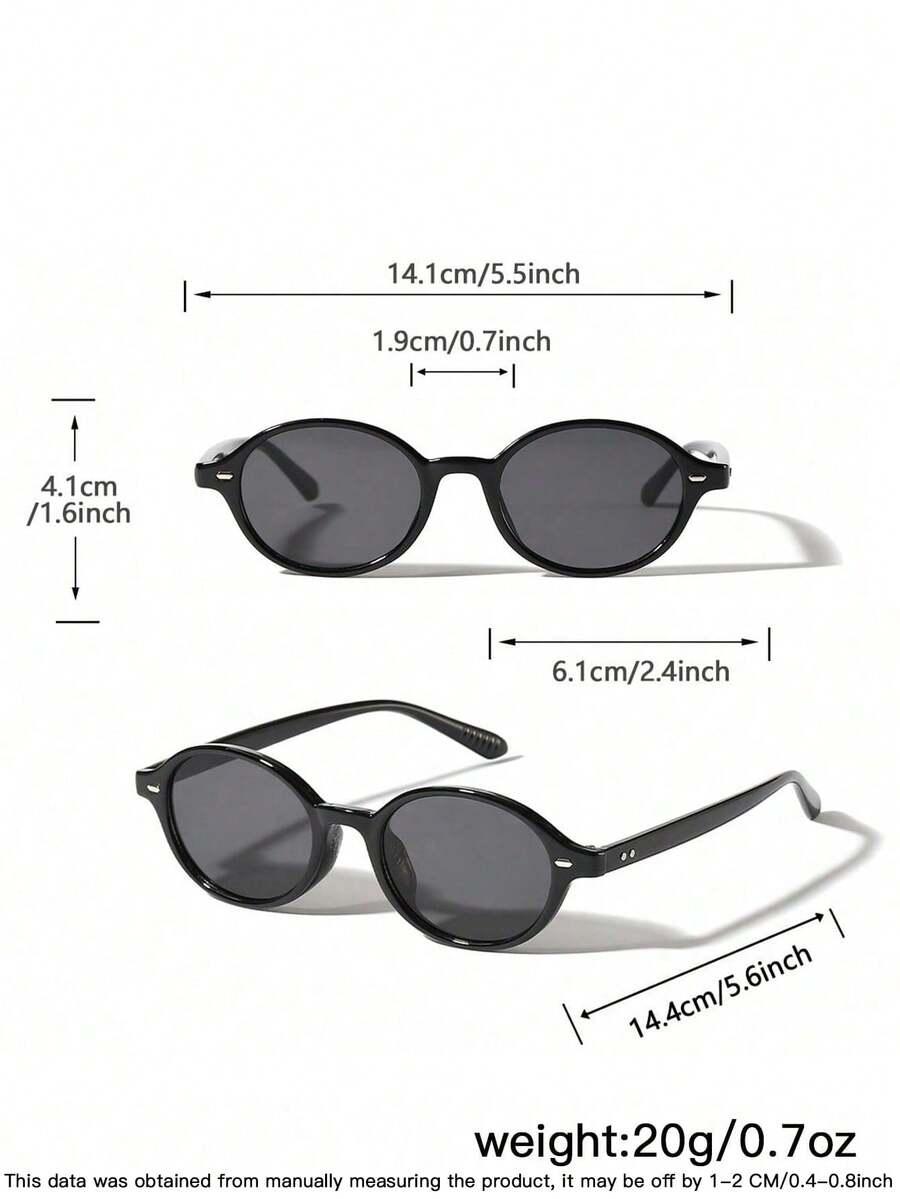 SHEIN OWALNE OKULARY PRZECIWSŁONECZNE S07