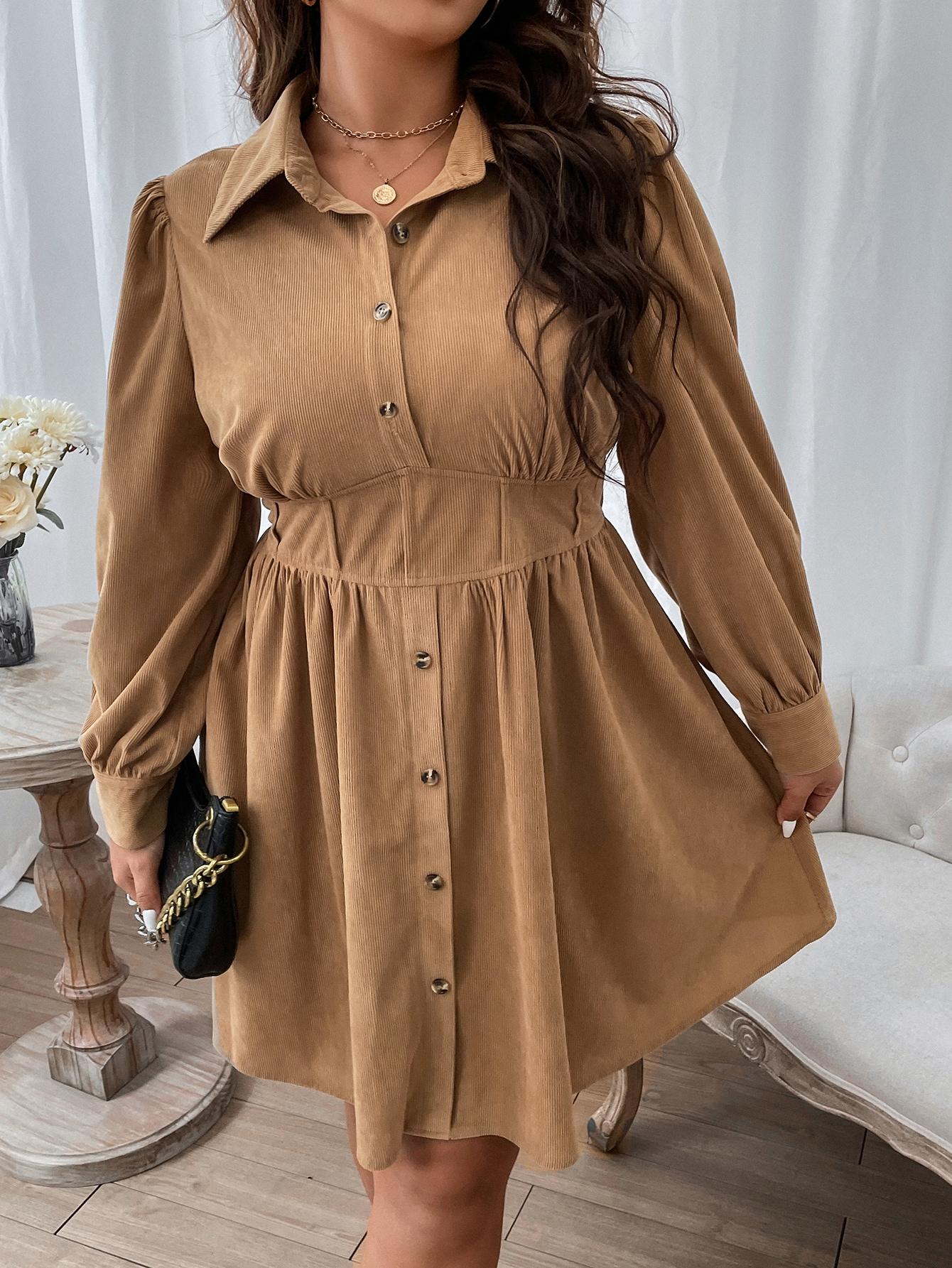 SHEIN BEŻOWA MINI SUKIENKA S06__46