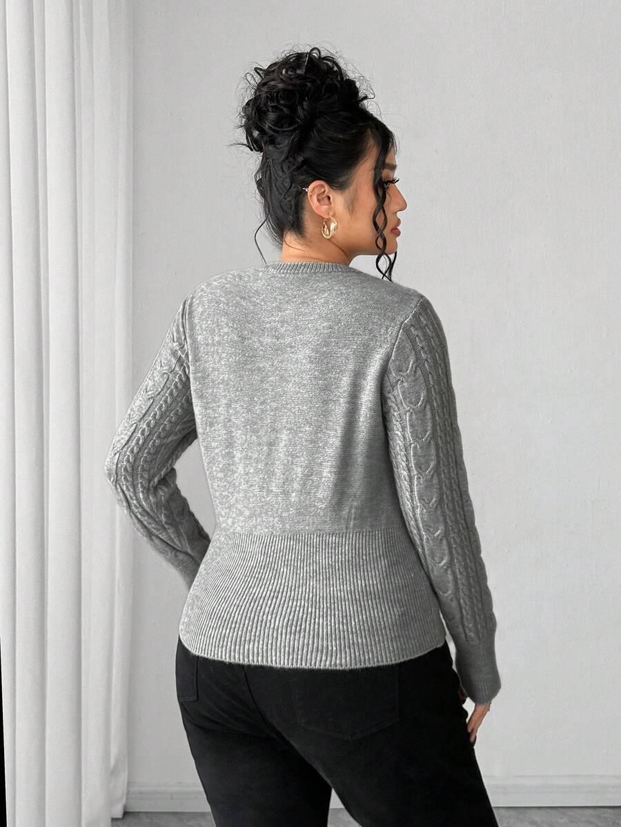 ELENZGA SZARY SWETER ZAMEK S06__46