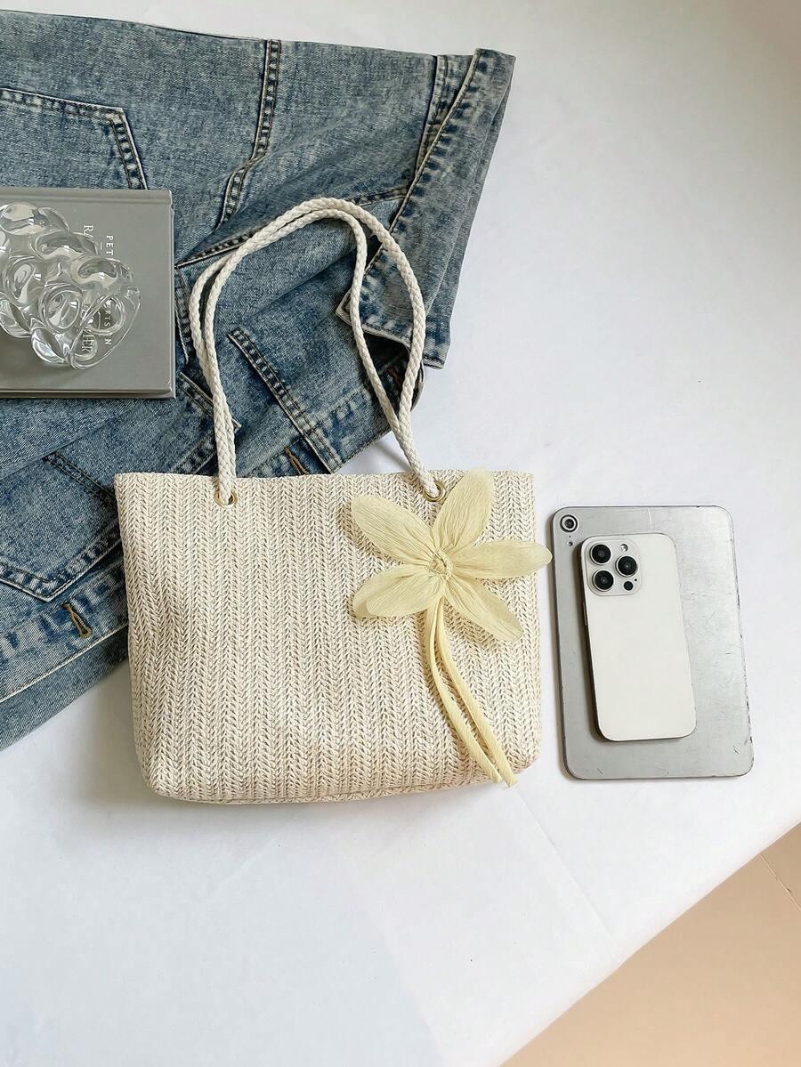 SHEIN BEŻOWA TOREBKA NA RAMIĘ S07__25X21CM
