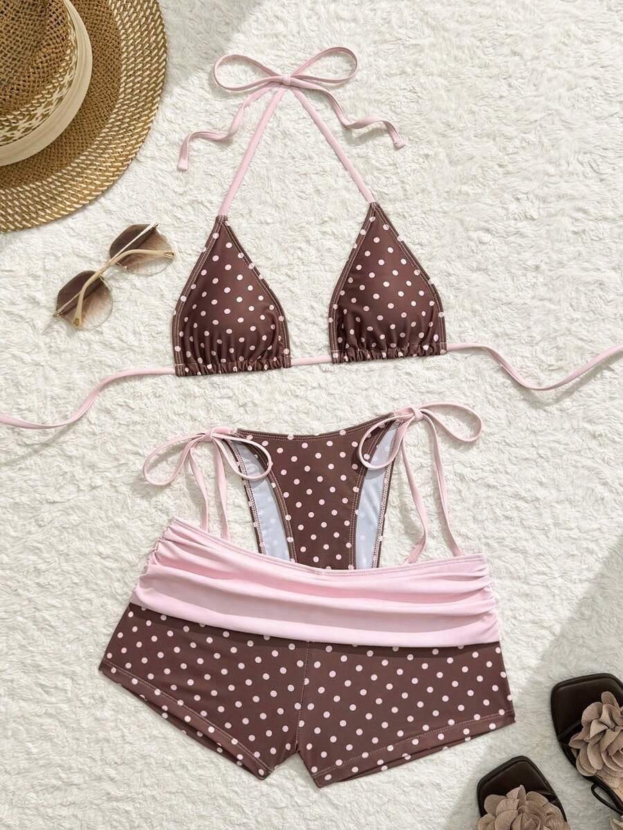 SWIM VCAY DWUCZĘŚCIOWY STRÓJ KĄPIELOWY SZORTY KOMPLET S09__M