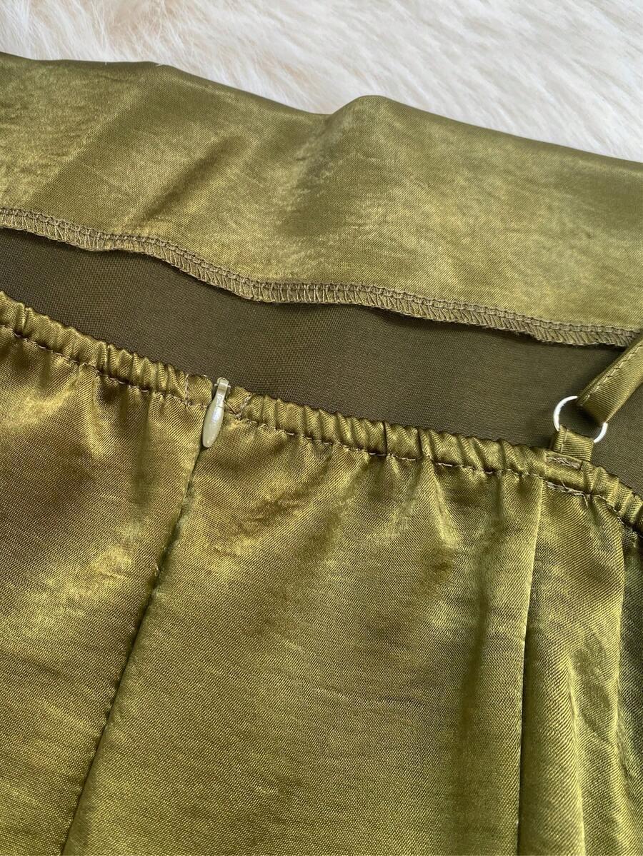 SHEIN ZIELONA MAXI SUKIENKA S06__L