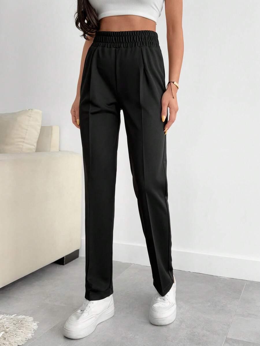 SHEIN CZARNE SPODNIE KANT S06__M