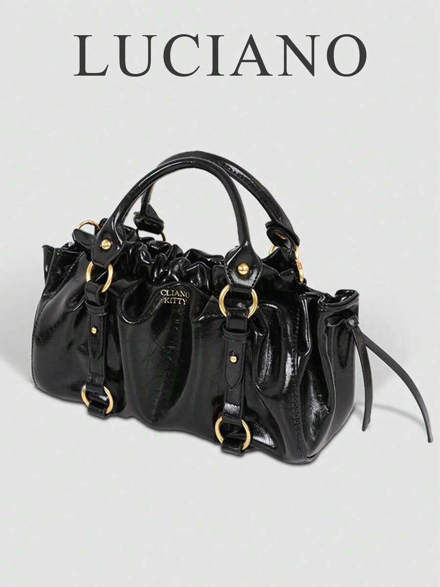 SHEIN CZARNA TOREBKA NA RAMIE S07__27X10X13