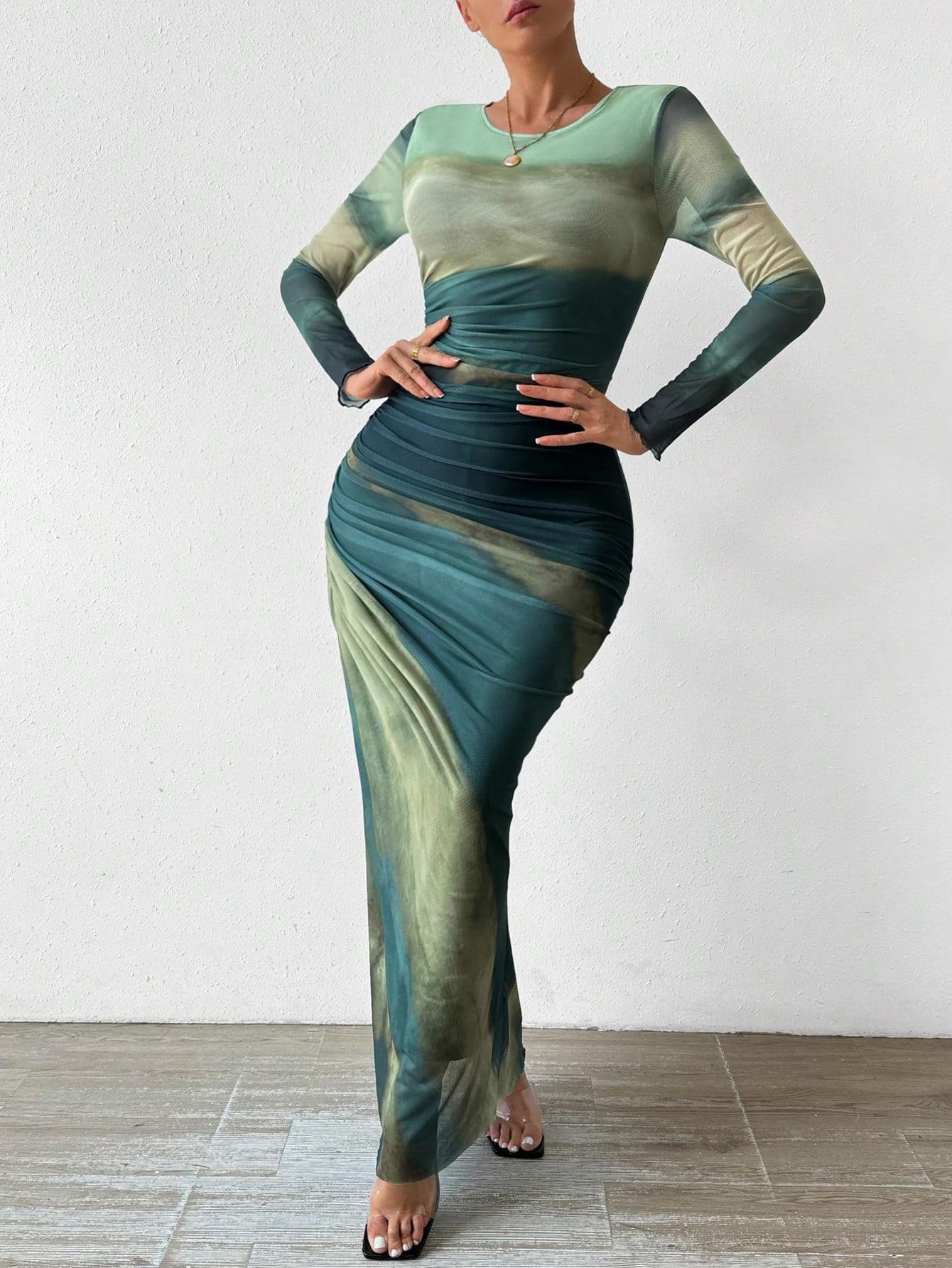 ZOLIQUE ZIELONA MAXI SUKIENKA S06__M