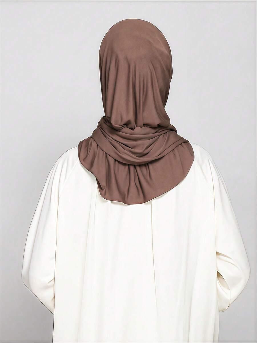 SHEIN BRĄZOWA CHUSTA HIDŻAB S07