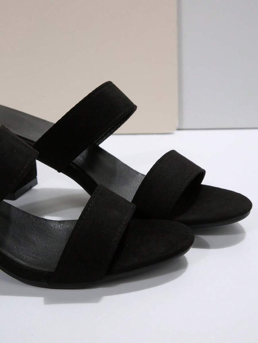 SHEIN CZARNE KLAPKI NA OBCASIE S06__41