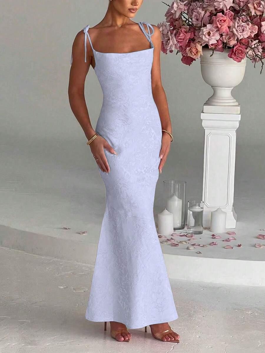 SHEIN FIOLETOWA MAXI SUKIENKA NA RAMIĄCZKACH WZÓR KWIATY S06__S