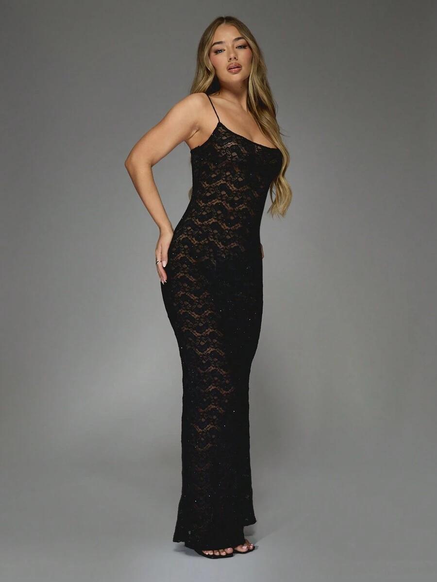 MISSGUIDED KORONKOWA MAXI SUKIENKA S06__S