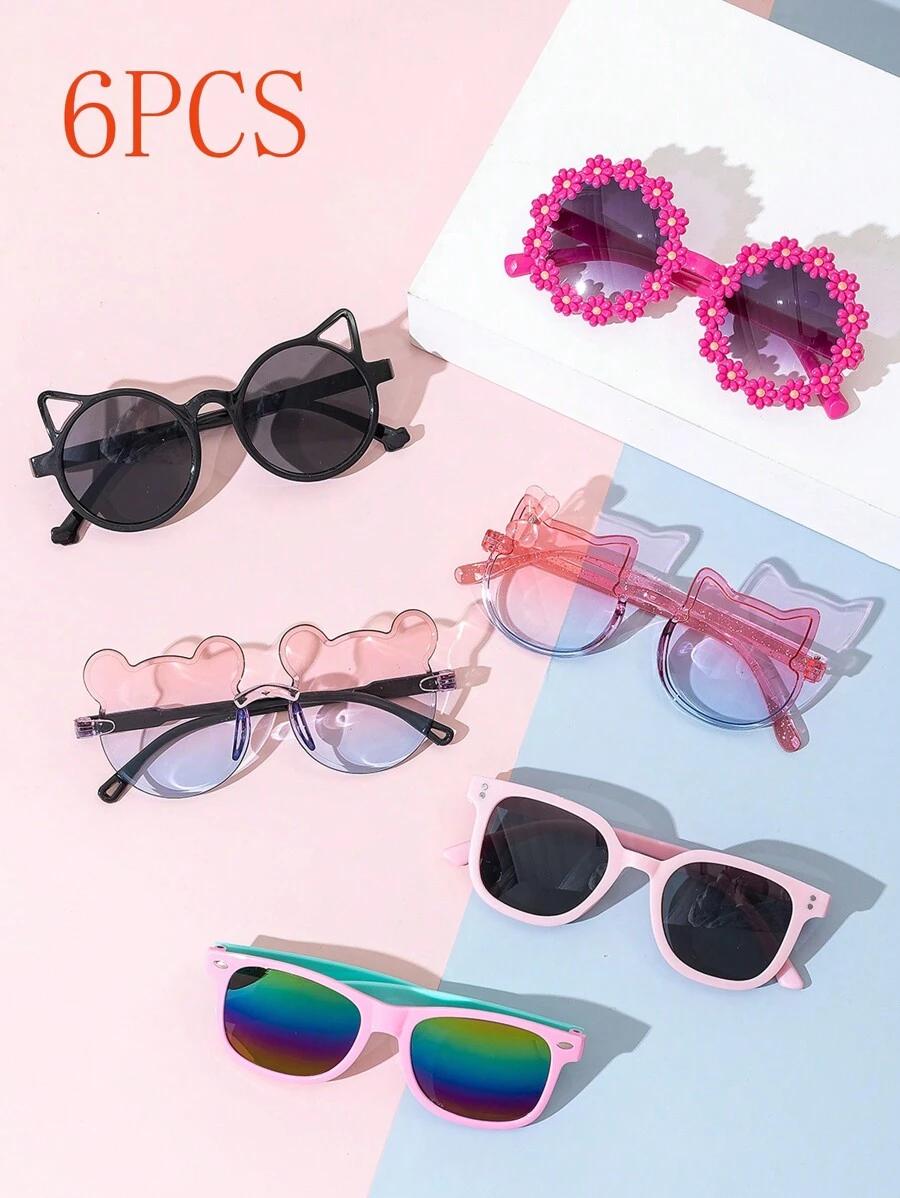 SHEIN OKULARY PRZECIWSŁONECZNE 6-PACK S07