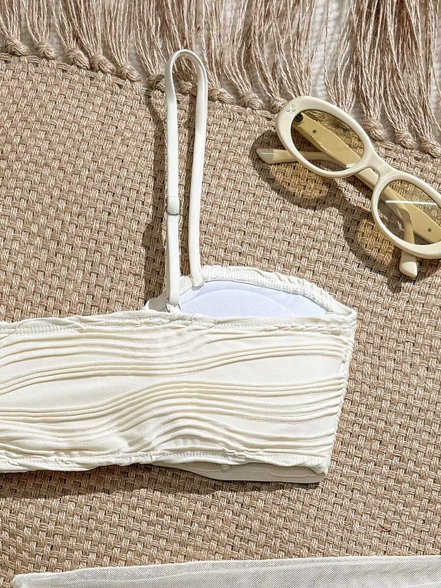 SHEIN 3-CZĘŚCIOWY STRÓJ KĄPIELOWY ZESTAW S09__164/170