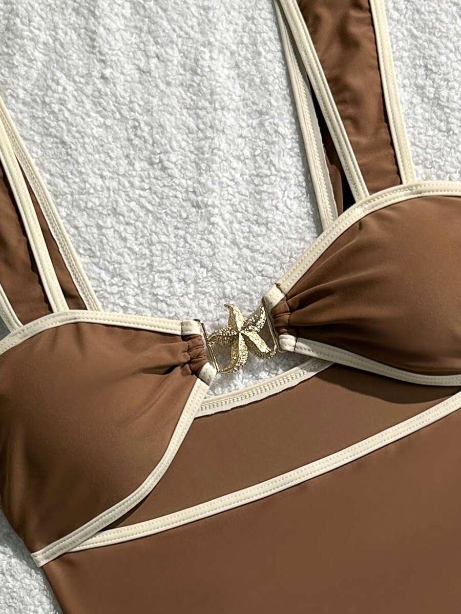 SHEIN JEDNOCZĘŚCIOWY STRÓJ KĄPIELOWY S09__XXL
