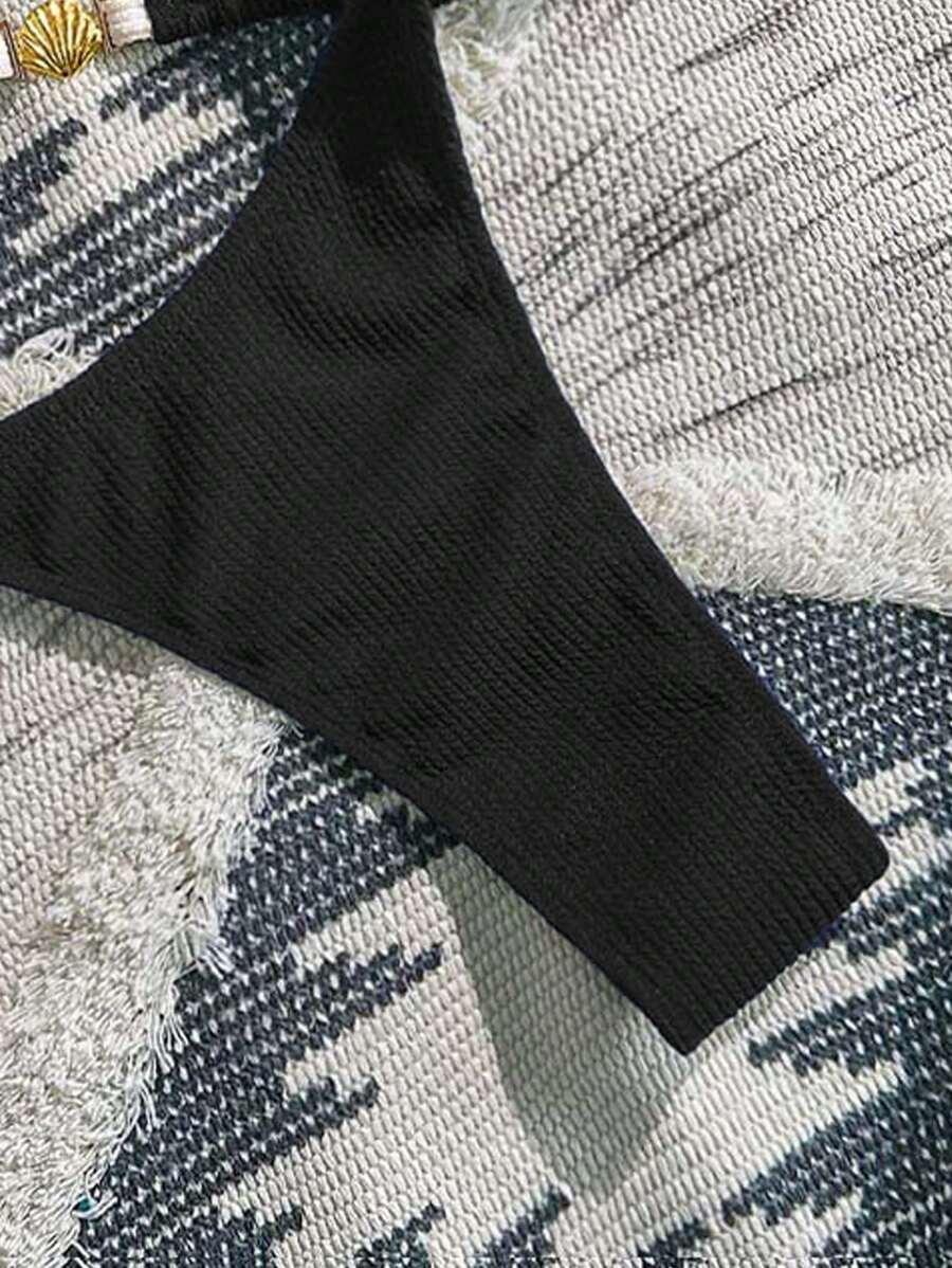 SHEIN DWUCZĘŚCIOWY STRÓJ KĄPIELOWY S09__XS