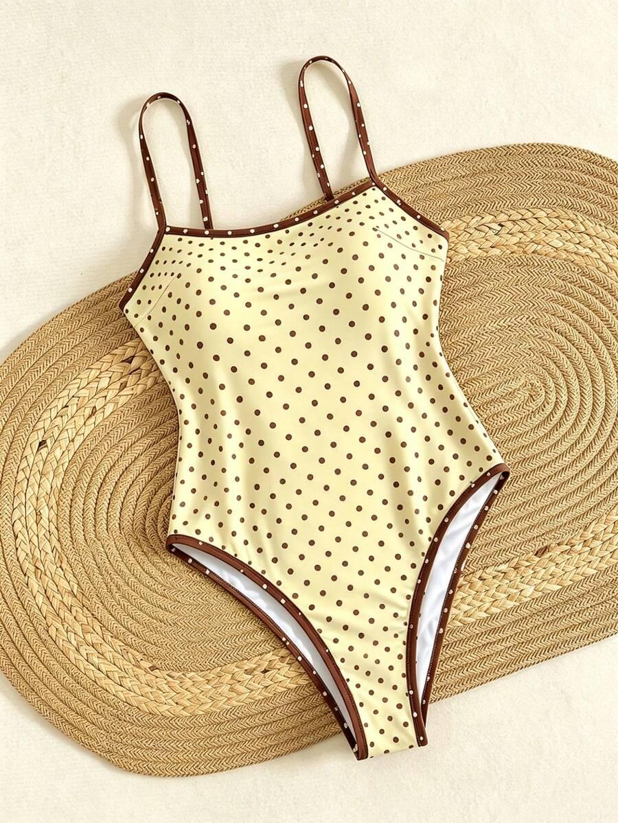 SWIM MOD JEDNOCZĘŚCIOWY STRÓJ KĄPIELOWY GROSZKI S09__L