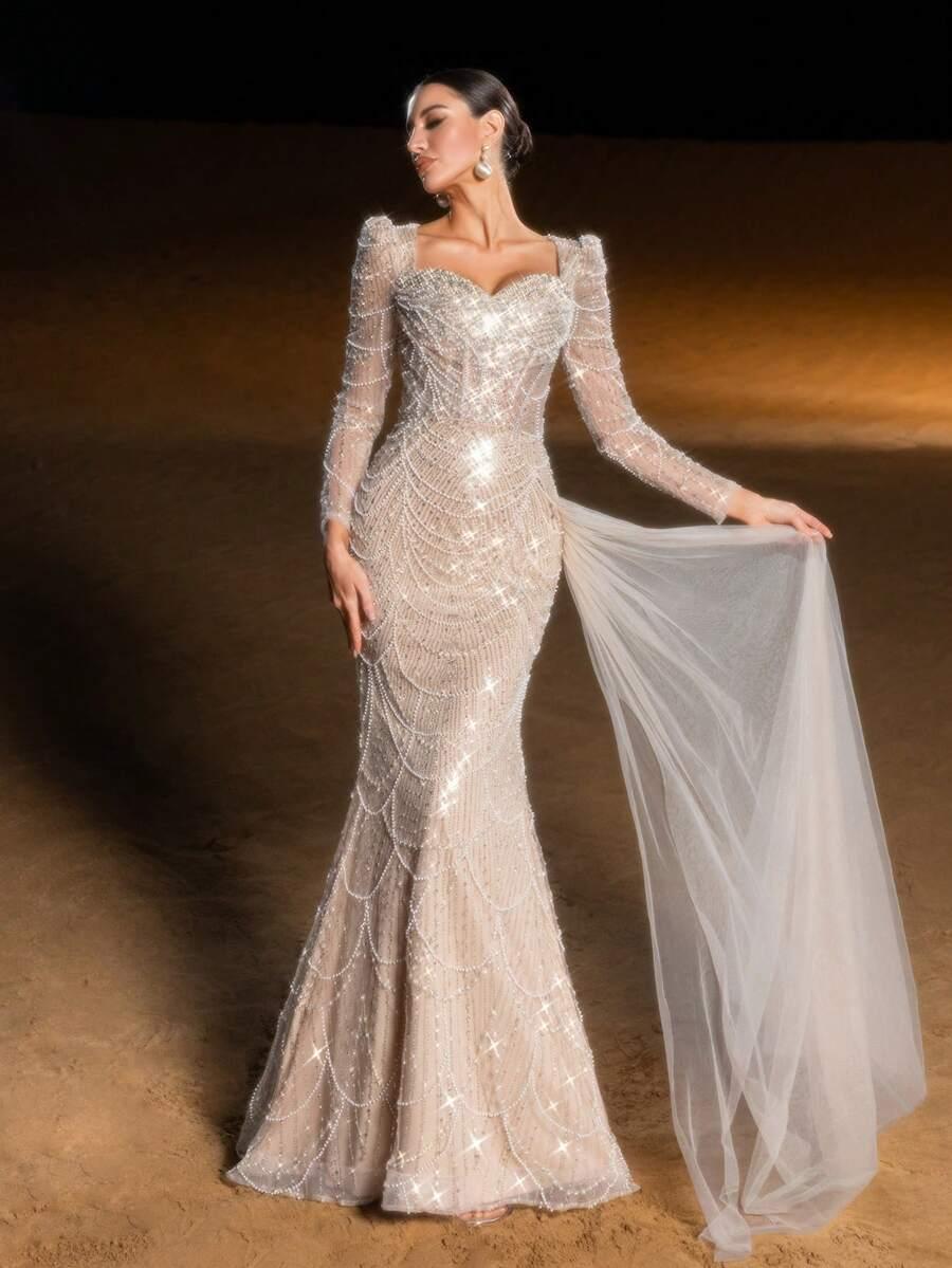 FARIESTY MAXI SUKIENKA ZDOBIENIE S06__M