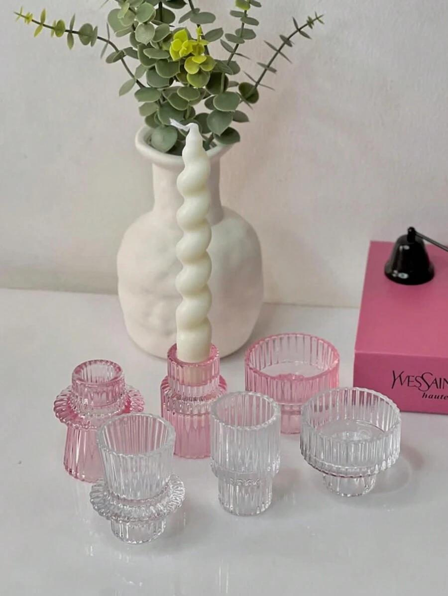 SHEIN BIAŁA SPIRALNA ŚWIECA S07__10X2