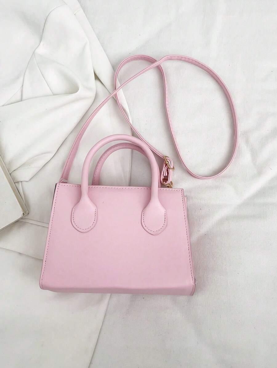 SHEIN RÓŻOWA TOREBKA ZAMEK S07__20,5X14,5