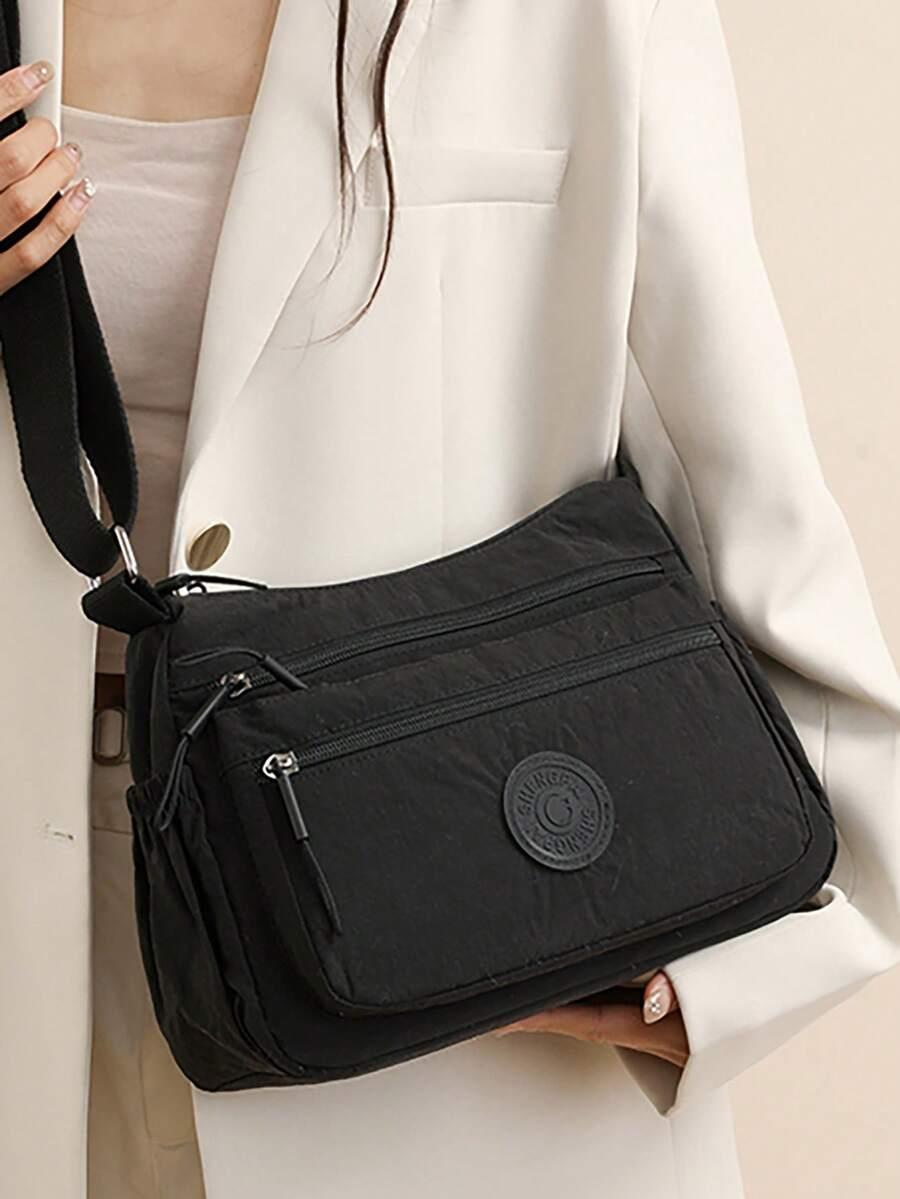 SHEIN CZARNA TOREBKA NA RAMIĘ S07__27X20