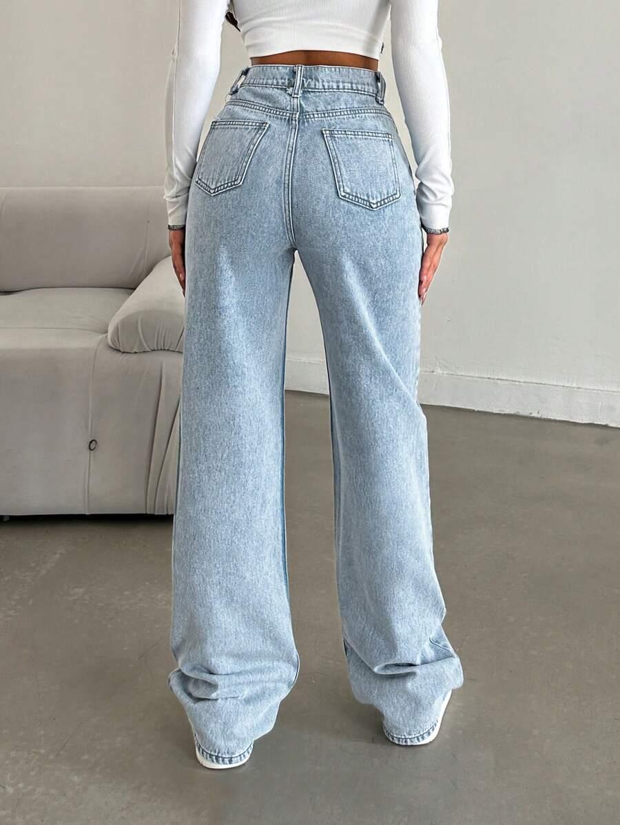 EURMUSE SPODNIE JEANS WYSOKI STAN S06__S