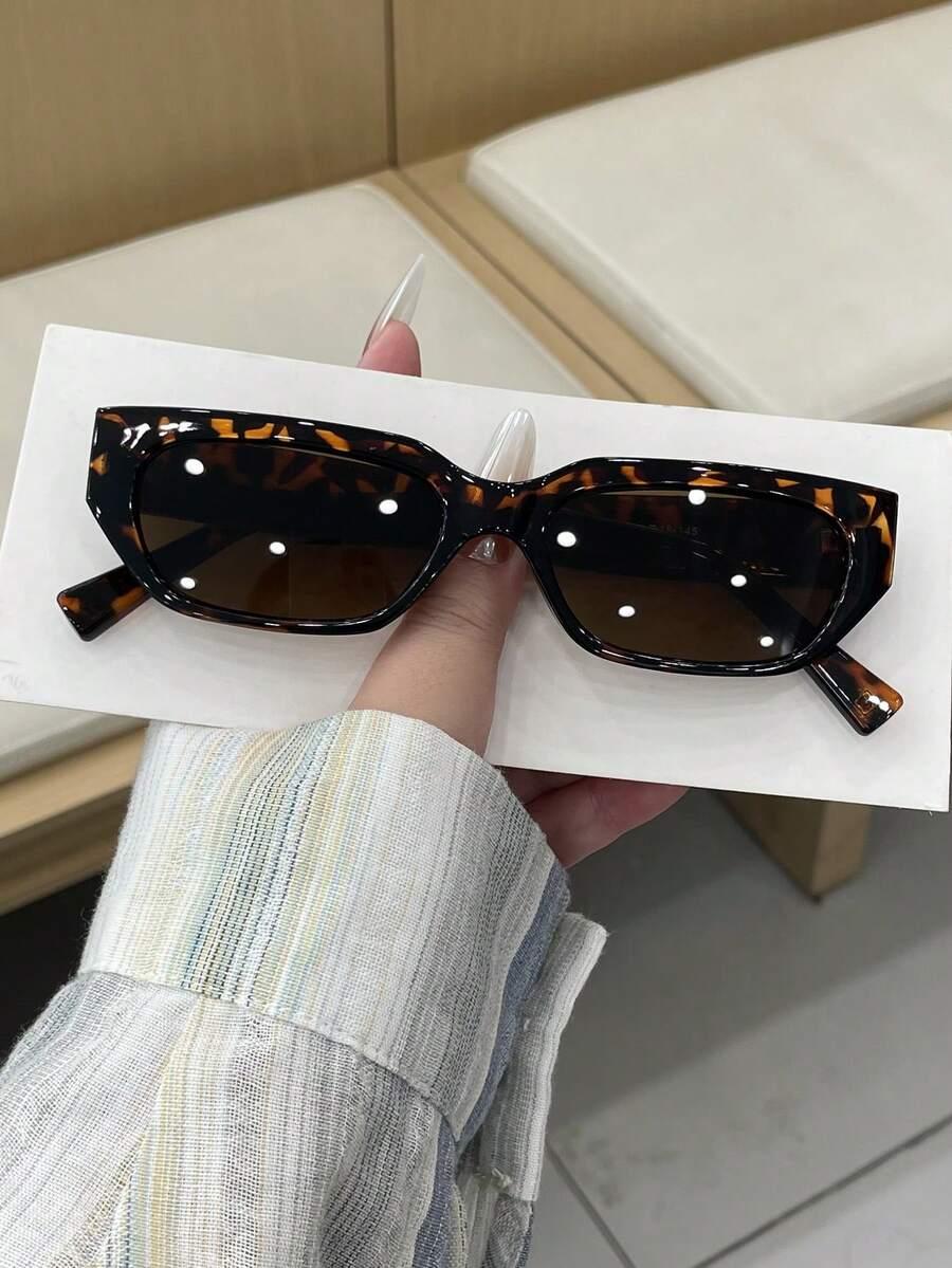 SHEIN OKULARY PRZECIWSŁONECZNE LEOPARD PRINT S07