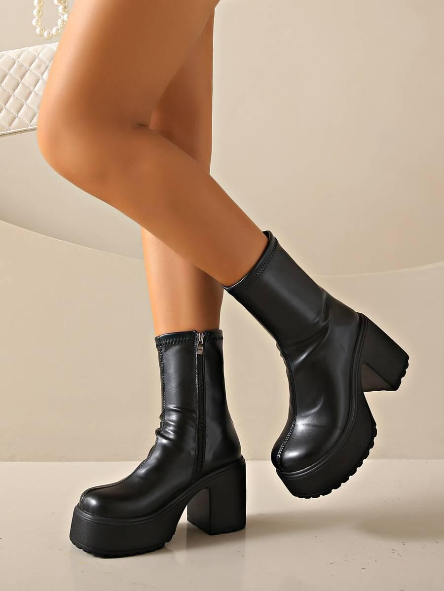 SHEIN CZARNE BOTKI OBCAS W01__39