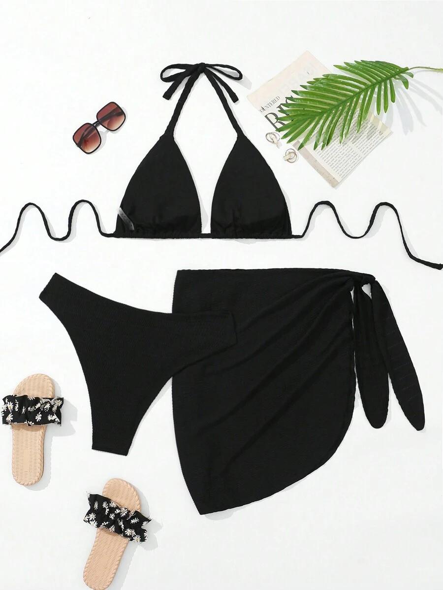 SHEIN TRZYCZĘŚCIOWY STRÓJ KĄPIELOWY S09__50