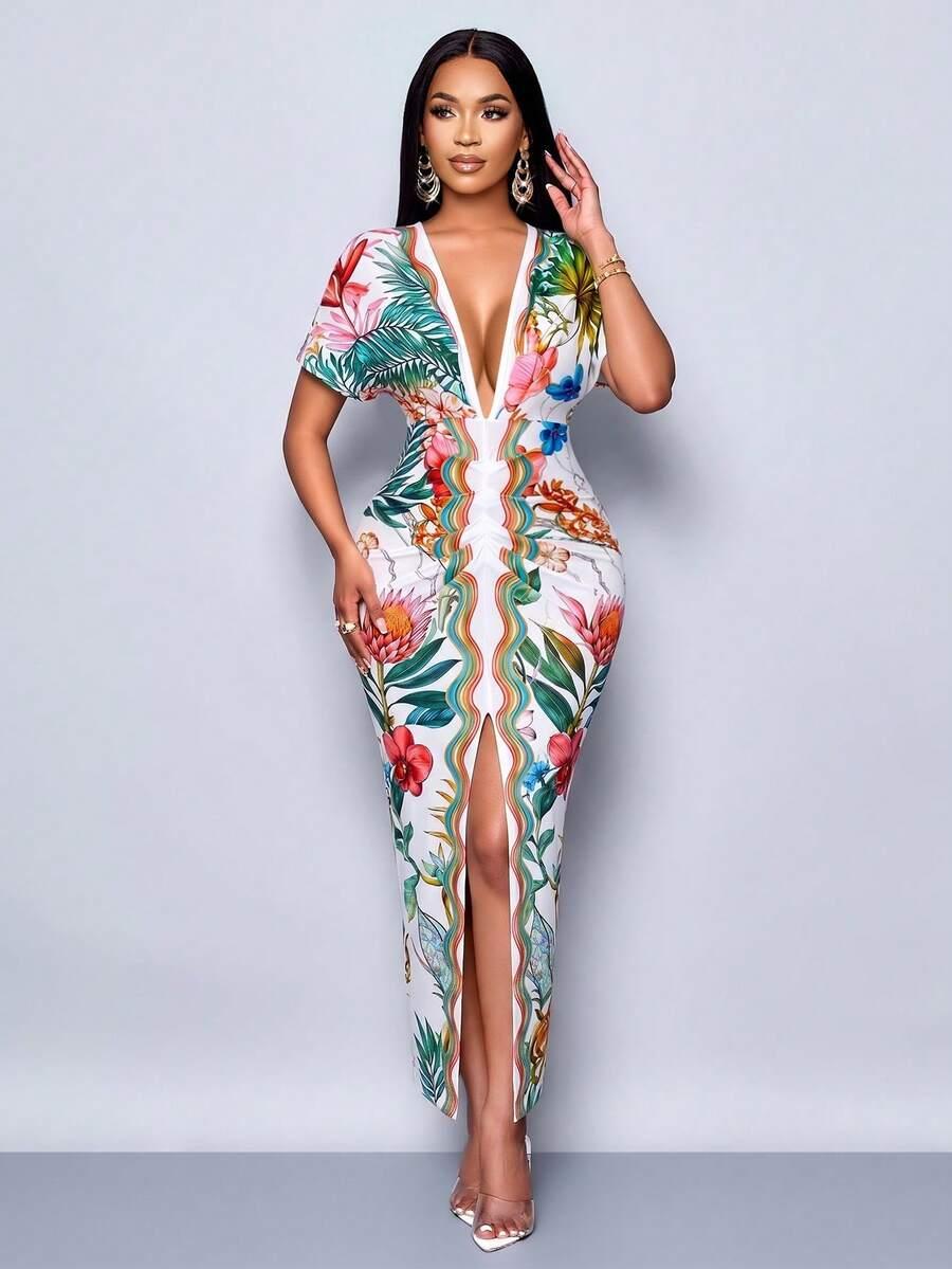 SHEIN SUKIENKA MAXI WZÓR S09__XL