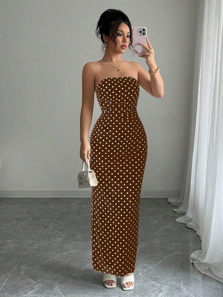 RAFFERIZA MAXI SUKIENKA GROSZKI S09__S