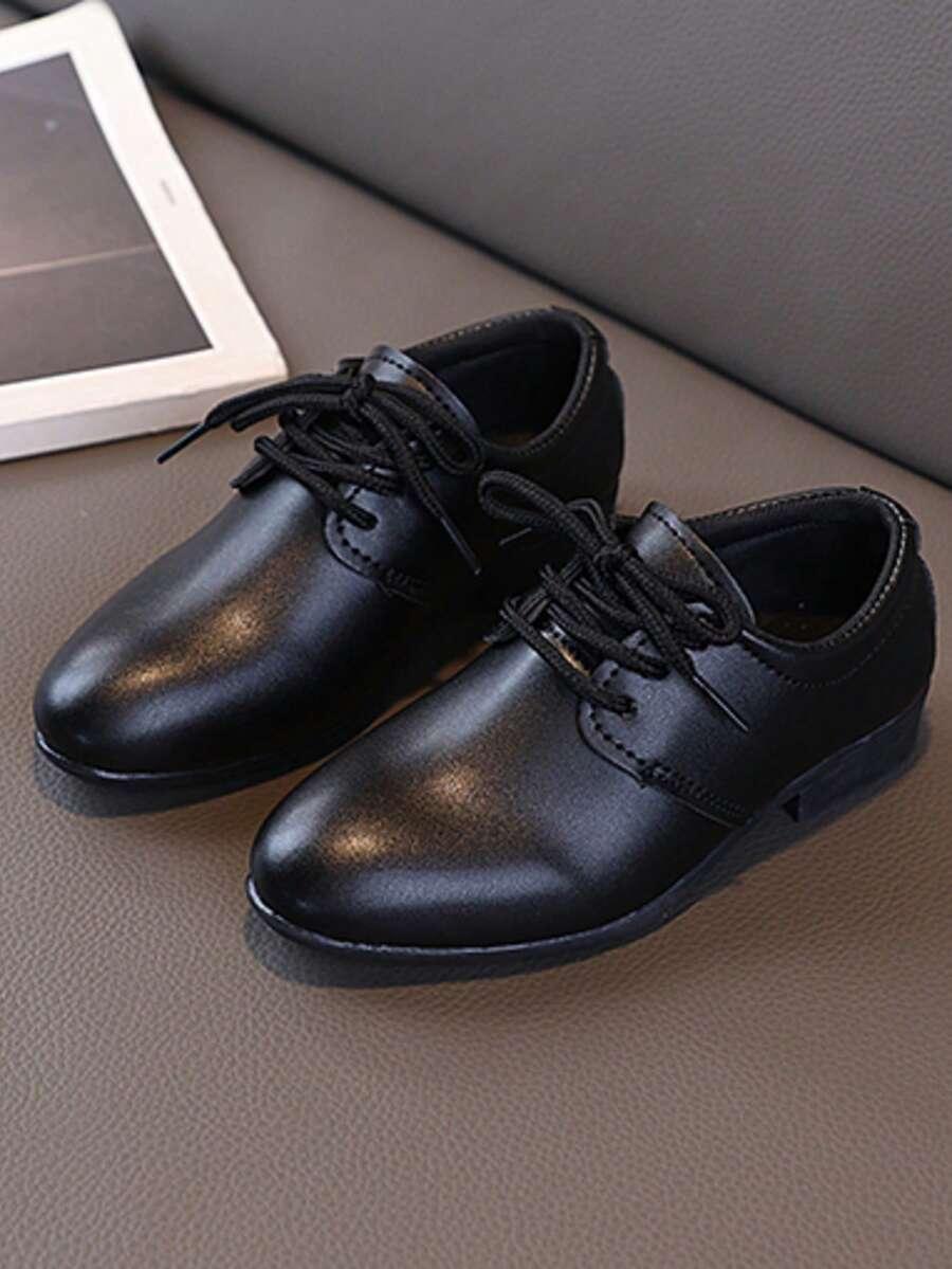 SHEIN CZARNE SZNUROWANE BUTY S06__28